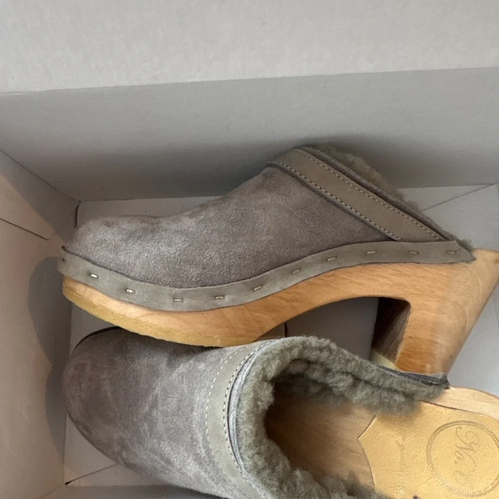 NO.6 shearling clogs NWT - Picture 2 of 6